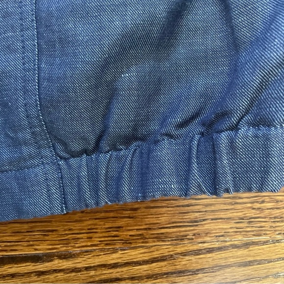 Elliott Lauren Chambray Ladies Blue Jacket Size 6 - Picture 8 of 9